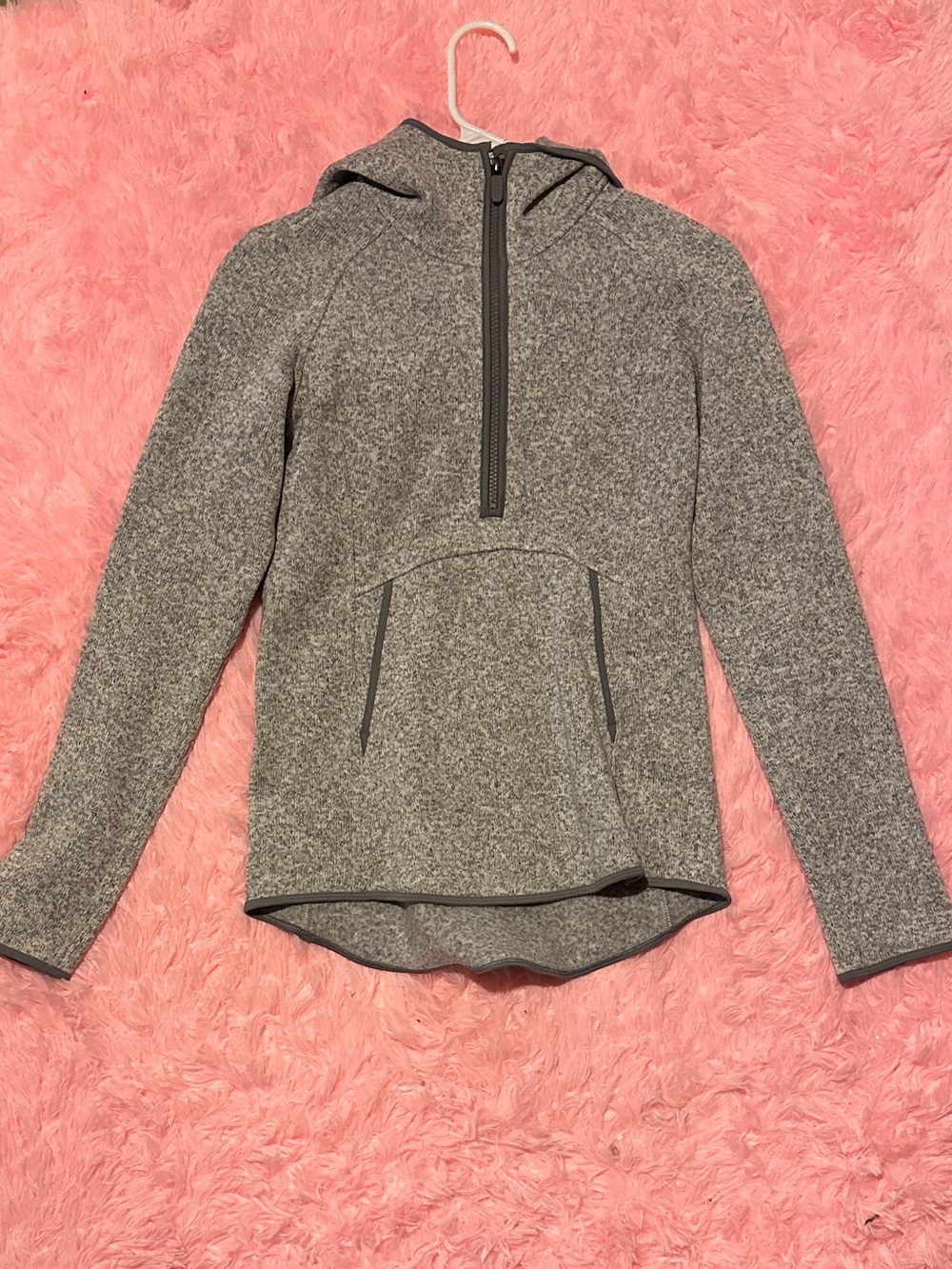 Lululemon Women's Gray Quarter-Zip Pullover